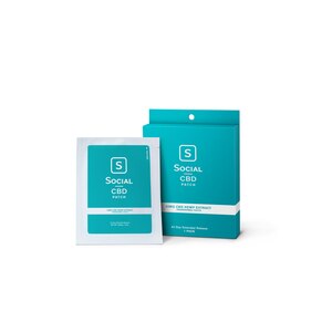  Social CBD Infused Patch, 20mg, 1pk - State Restrictions Apply 