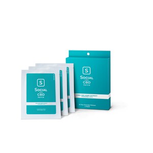  Social CBD Infused Patch, 20mg, 3pk - State Restrictions Apply 
