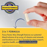 Focus Factor Max Strength Plus Multivitamin Capsules, 120 CT, thumbnail image 3 of 7