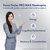 Focus Factor Pro Max Nootropic for Working Professionals & Adult Students Capsules, thumbnail image 2 of 7