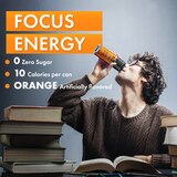 Focus Factor F29 Focus + Energy Drink, Orange, 12 OZ, 4 CT, thumbnail image 2 of 7