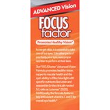 Focus Factor Advanced Vision, 60 CT, thumbnail image 4 of 6