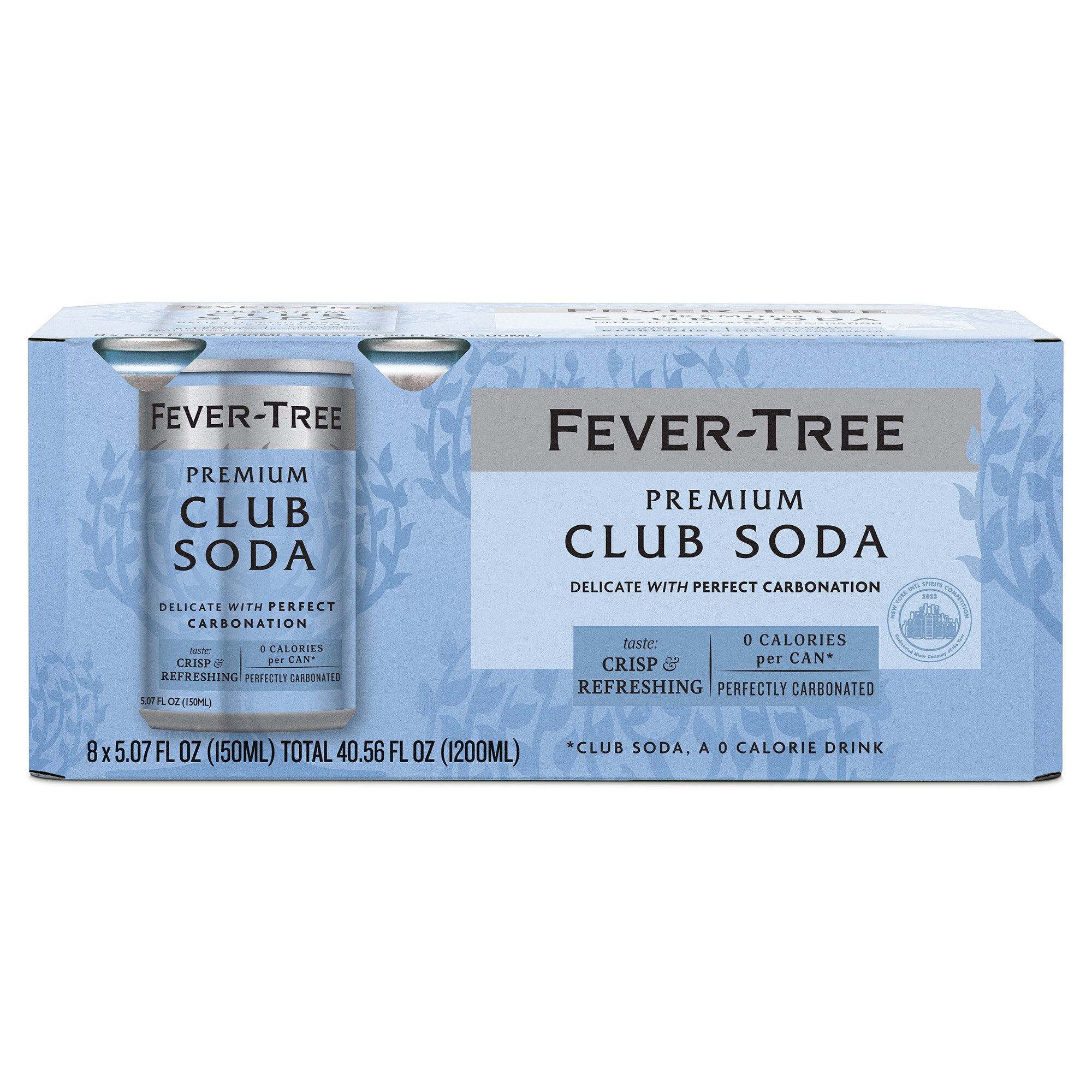 Fever Tree Fever-Tree Club Soda, 8 Ct, Cans, 40.5 Oz - 150 Ml , CVS