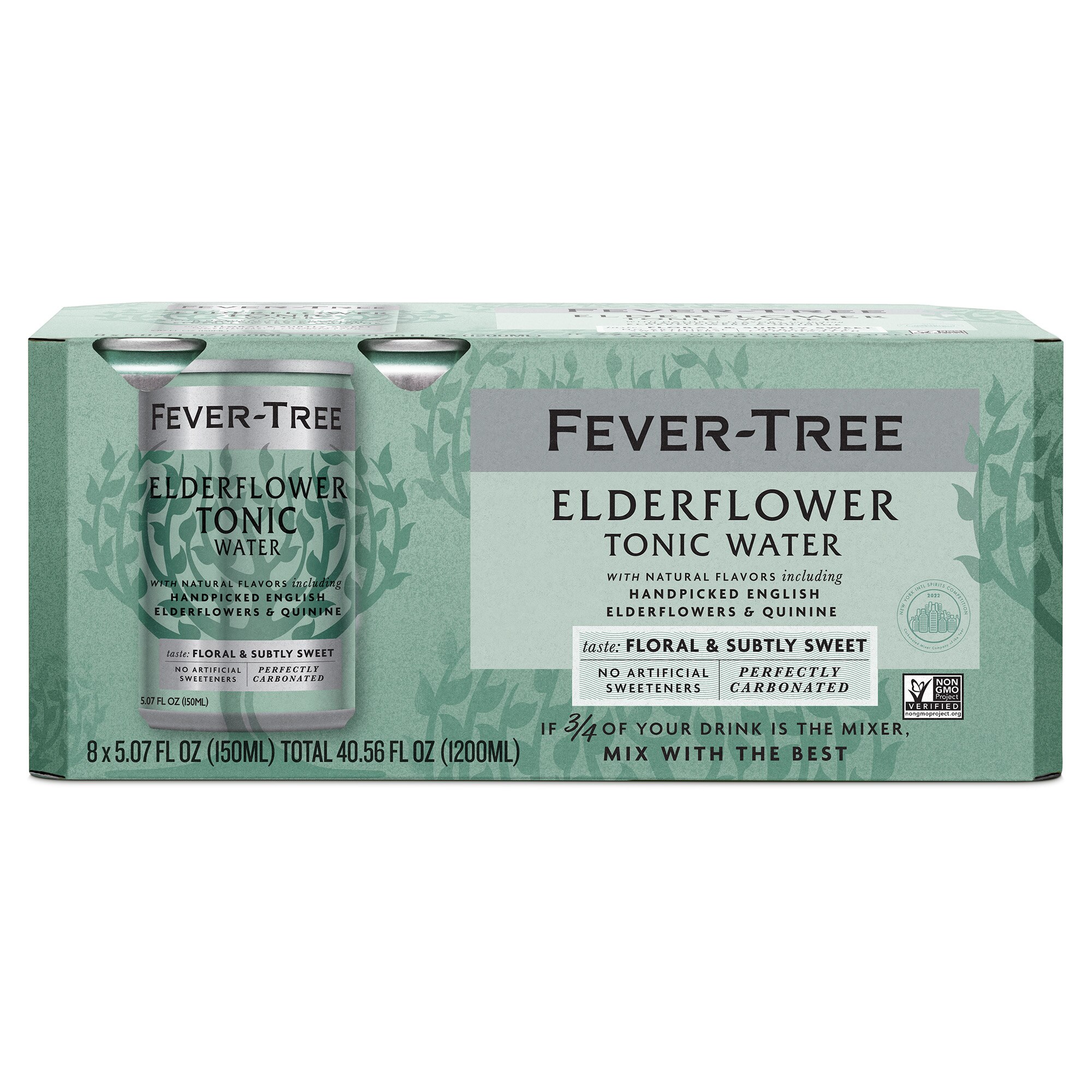 Fever-Tree Elderflower Tonic, 8 ct, Cans, 40.5 oz