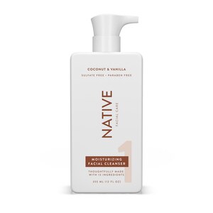 Native Coconut & Vanilla Moisturizing Facial Cleanser, 12 OZ