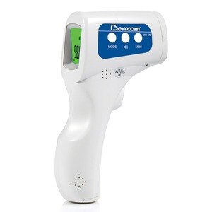 BERRCOM - Termómetro infrarrojo para tomar la temperatura en la sien/frente, bebés y adultos