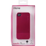 iHome Pink Metallic Case for iPhone 4, thumbnail image 1 of 3