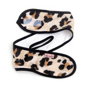 Kitsch Leopard Microfiber Spa Headband