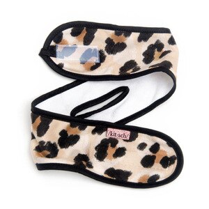 Kitsch Leopard Microfiber Spa Headband , CVS