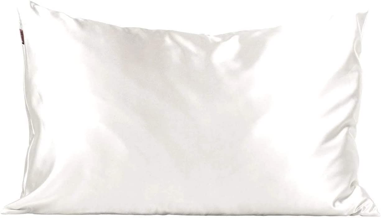 Kitsch Satin Pillowcase, Ivory, Standard Size , CVS