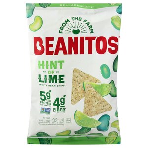 Beanitos Hint of Lime White Bean Chips, 5 OZ