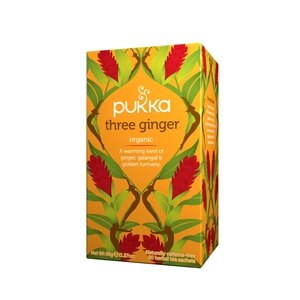 Pukka Herbal Teas Pukka Three Ginger Organic Herbal Tea Bags, 20 Ct, 1.27 Oz , CVS