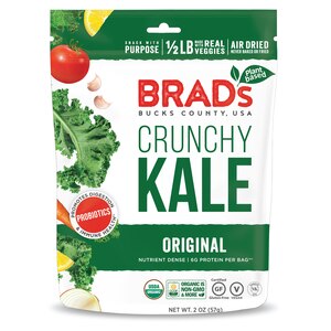 Brad's Plant Based Organic Crunchy Kale, Original With Probiotics, 2 Oz , CVS