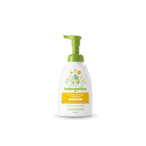 Babyganics Baby Shampoo + Body Wash Pump Bottle, Chamomile Verbena, 16 Oz , CVS