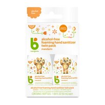 Babyganics Alcohol-Free Hand Sanitizer 1.69 FL OZ, 2 CT