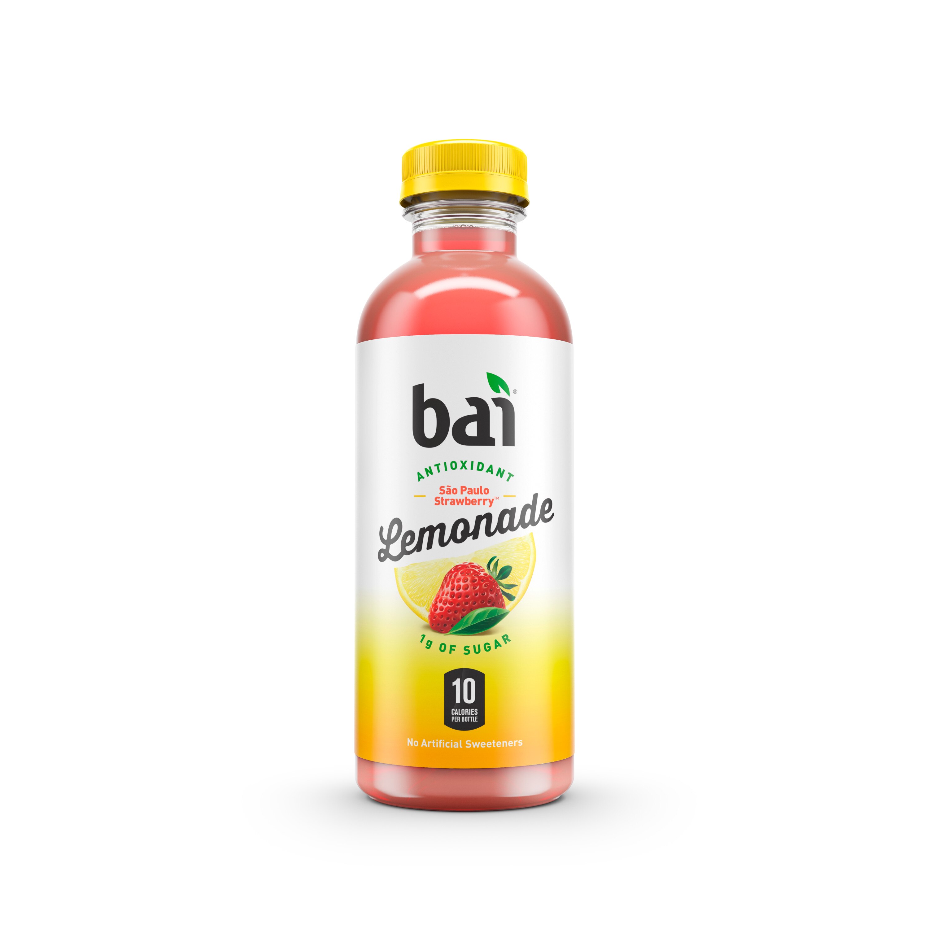 BAI Infusions Sao Paulo - Bebida, Strawberry Lemonade, 18 oz