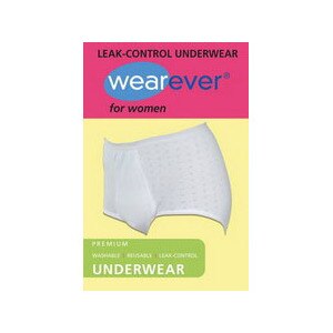  Wearever Women's Super Incontinence White Panty 