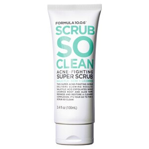 Formula 10.0.6 Scrub So Clean Acne-Fighting Super Scrub, 3.4 OZ