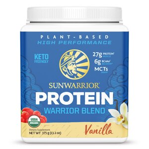 Sunwarrior Protein Warrior Blend, Vanilla, 13.2 Oz , CVS