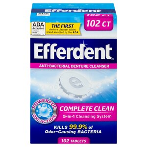 Efferdent Anti-Bacterial Denture Cleanser