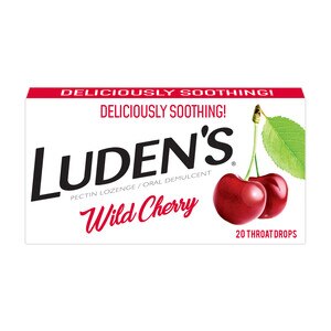 Luden's Wild Cherry Throat Drops, 20 Ct , CVS