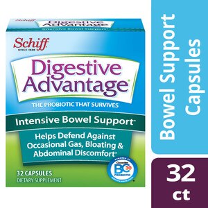 Digestive Advantage Intensive Bowel Support Probiotic Capsules, 32CT