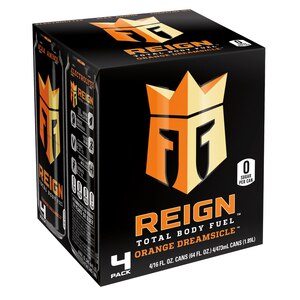 Reign Orange Dreamsicle Performance Energy Drink, 16 Oz Cans, 4 Pack , CVS