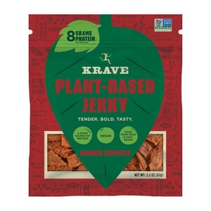 KRAVE Smoked Chipotle Plant-Based Jerky, Vegan, 2.2 OZ