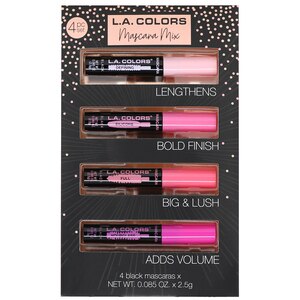L.A. COLORS Mascara Mix 4 Piece Gift Set