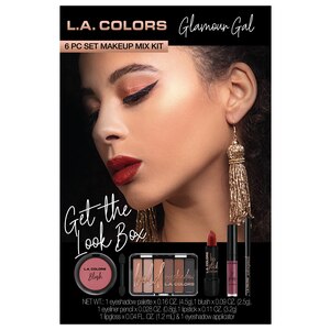 L.A. COLORS Glamour Gal, 6 Piece Get the Look Beauty Box Gift Set