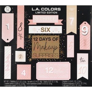 L.A. COLORS Makeup Surprises 12 Days of Makeup Gift Set