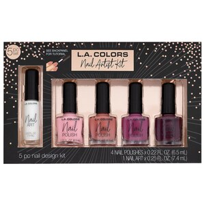 L.A. COLORS Nail Artist Kit Polish 5 Piece Gift Set