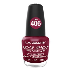 L.A. COLORS Color Craze Nail Polish, Hot Blooded - 0.44 Oz , CVS