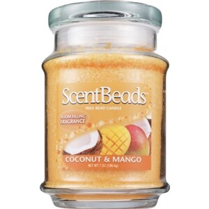 Scent Beads - Vela con cuentas de cera, Coconut & Mango