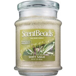 Scent Beads - Vela con cuentas de cera, Soft Sage