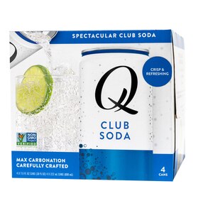 Q Mixers Spectacular Club Soda, 7.5 Oz Cans, 4 Ct , CVS