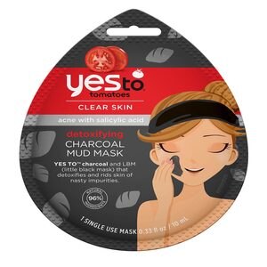 Yes To Tomatoes Charcoal Mud Mask - 0.33 Oz , CVS