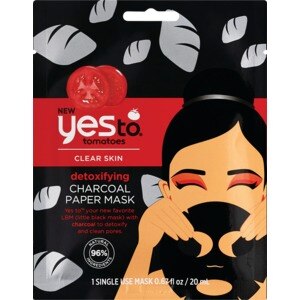  Yes To Tomatoes Charcoal Detoxifying Paper Mask 
