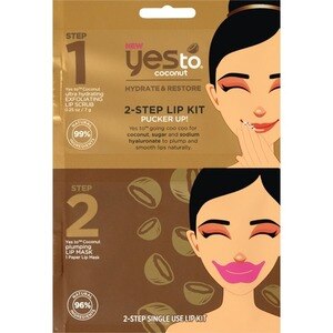 Yes To Coconut - Kit para labios de 2 pasos