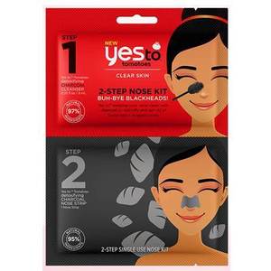 Yes To Tomatoes Charcoal 2-Step Nose Kit Mask