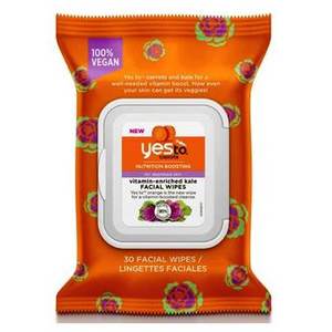 Yes To Carrots Vitamin-Enriched Kale Wipes, 30 Ct , CVS