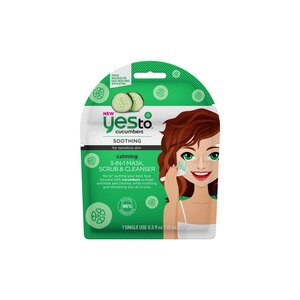 Yes To Cucumbers Calming 3-in-1 Mask, Scrub & Cleanser , CVS