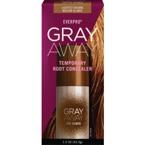 Everpro Gray Away For Women Temporary Root Concealer, Lightest Brown/Medium Blonde