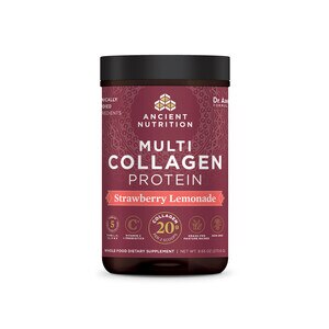  Ancient Nutrition Multi Collagen Protein- Strawberry Lemonade 24 Servings 
