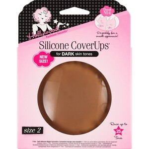 Hollywood Fashion Secrets Silicone CoverUps, Size 2, Dark, 2 Ct , CVS