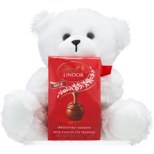 Lindt Valentine Teddy Bear W/ Lindt Chocolate Truffles, 0.8 Oz , CVS