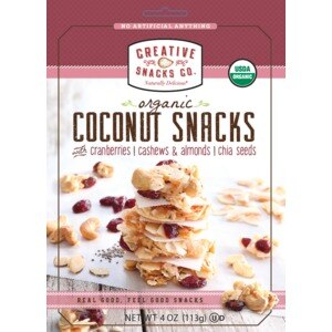  Creative Snacks Organic Coconut Clusters, 4 OZ 