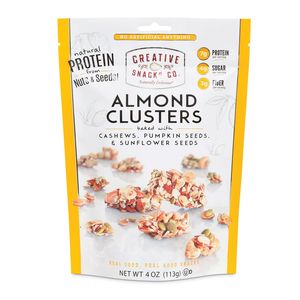 Creative Snacks Almond Clusters, 4 OZ