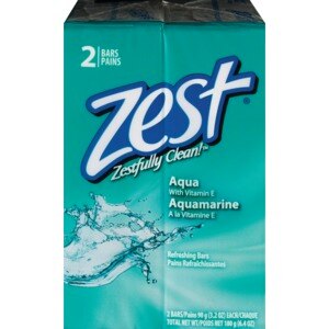  Zest Zestfully Clean Moisturizing Bars, 2CT 