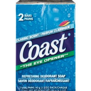 Coast - Jabón refrescante desodorante, 2 u.